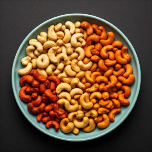Salted and Masala Cashew nut tasty delicious